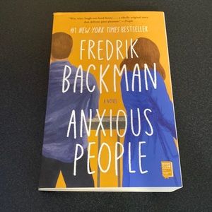 Anxious People paperback book by Frederick Blackman